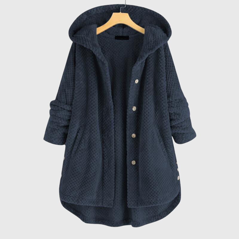 Franca™ - Fleece-takki hupulla
