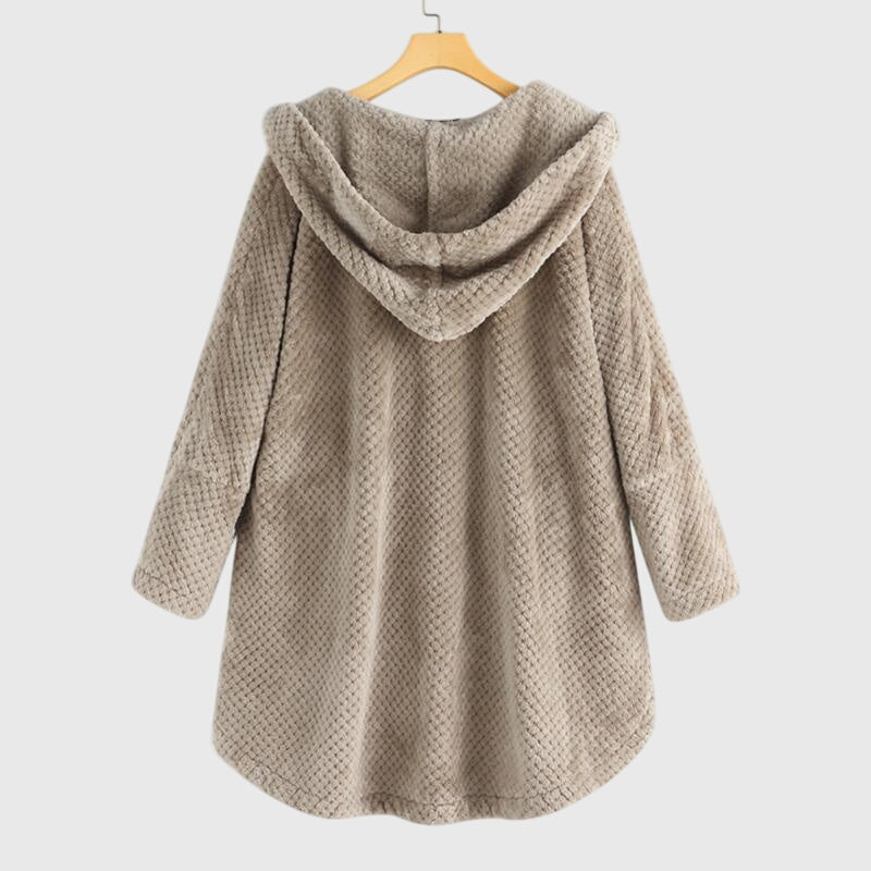 Franca™ - Fleece-takki hupulla