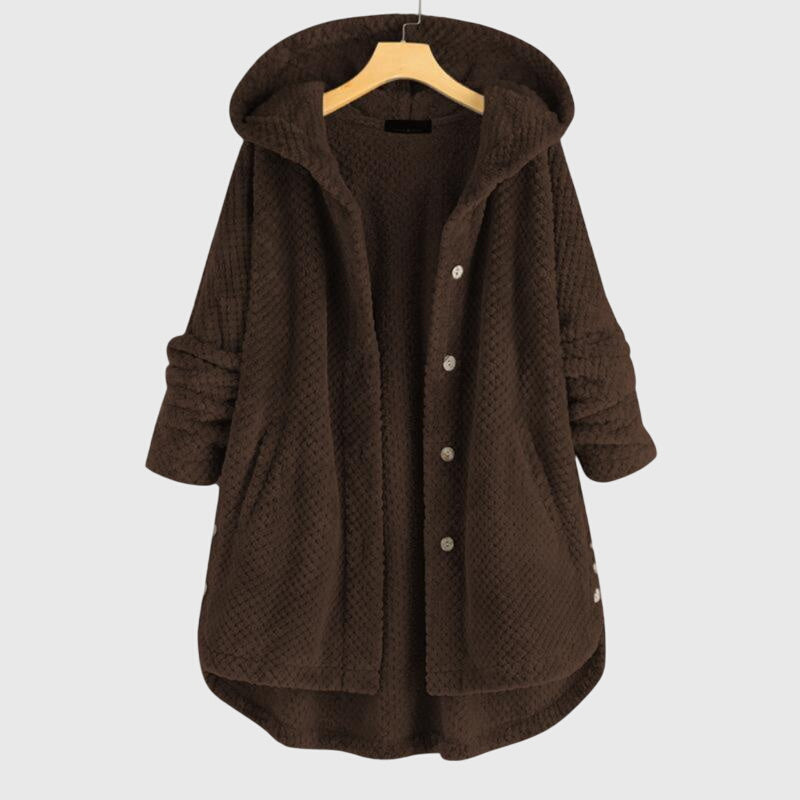 Franca™ - Fleece-takki hupulla