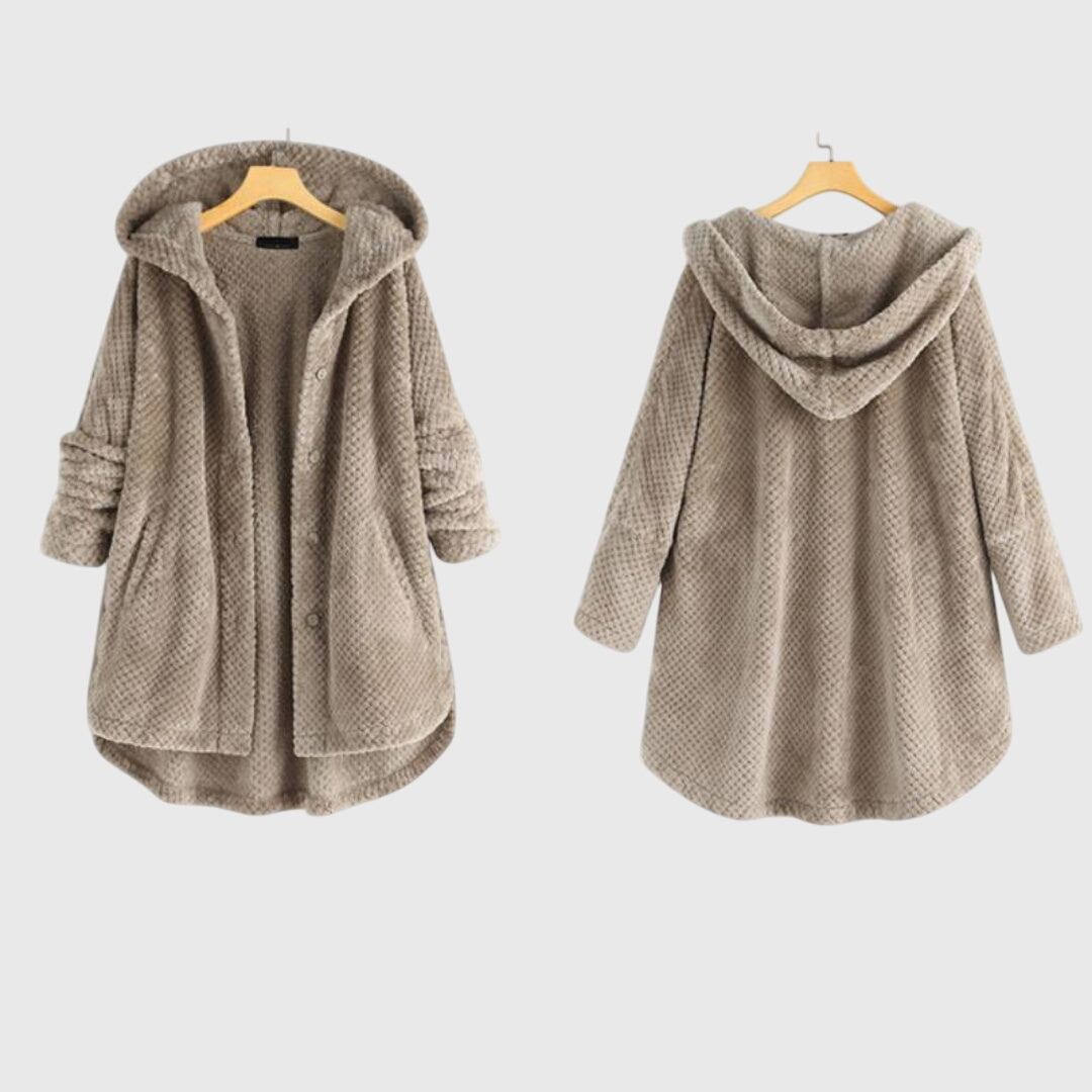 Franca™ - Fleece-takki hupulla
