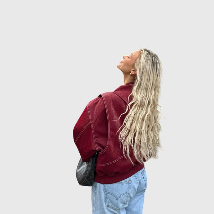 Faye™ - Ylipitkä Nahkatakki