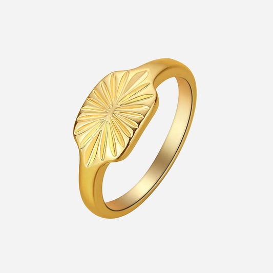 Aurizette | Auringonsäde Sormus 18K Kulta