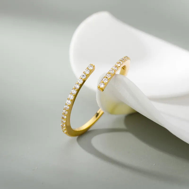 Eliandrea | Klassinen Zirkonia Sormus 18K Kulta