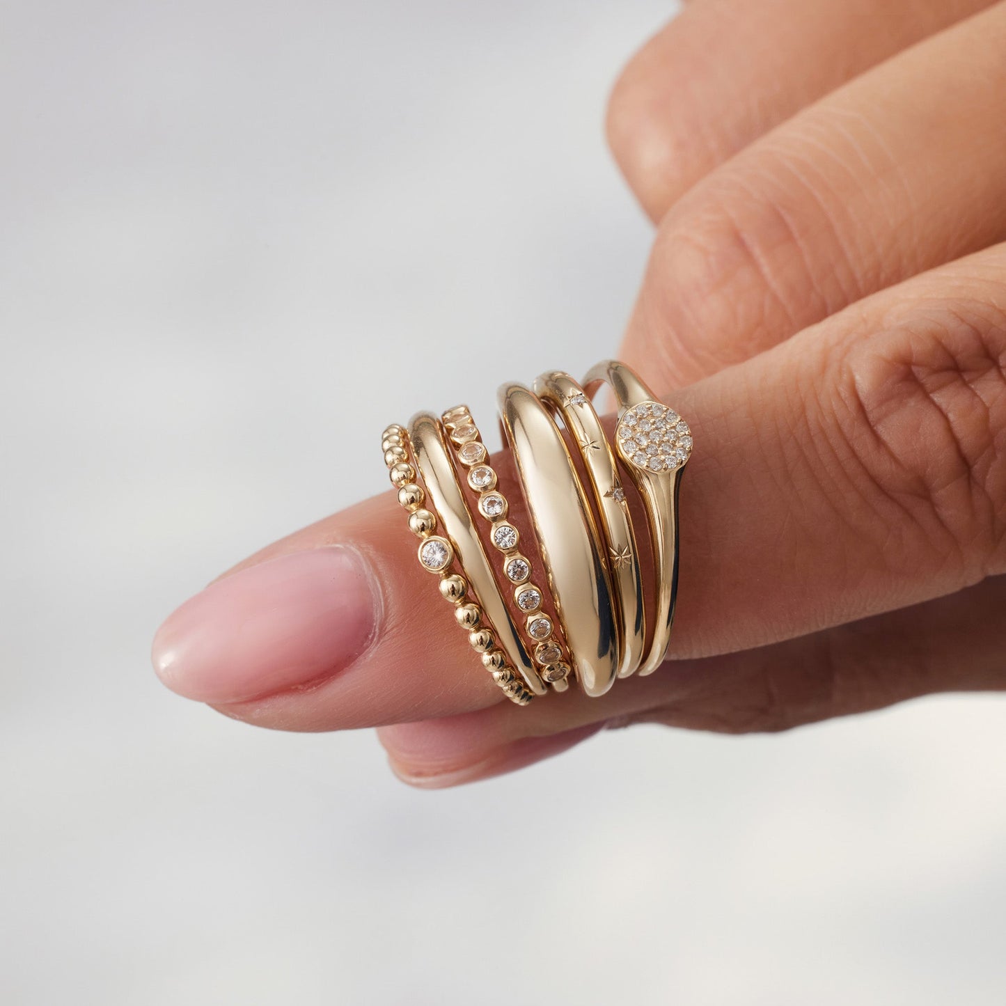 Raquienne | Midi Sormus 18k Kulta