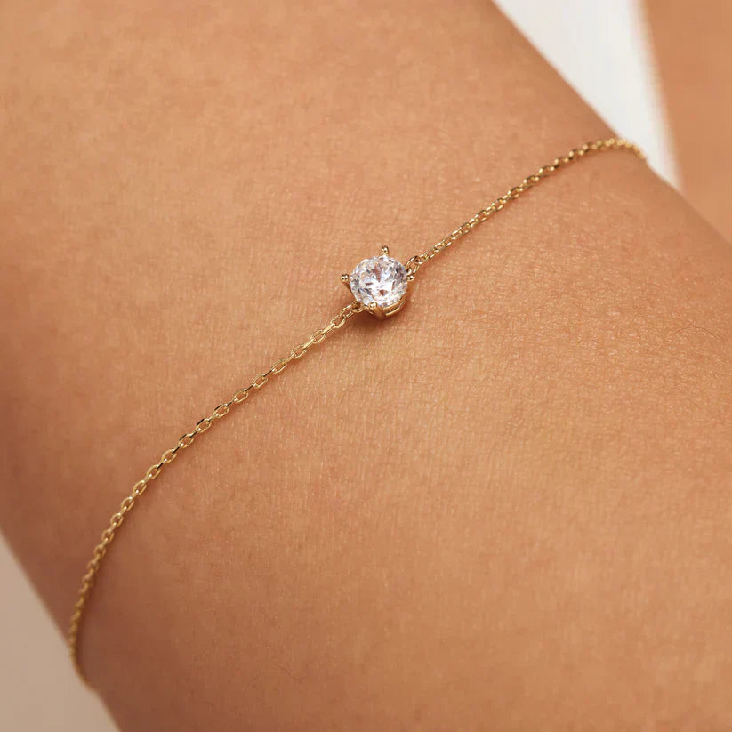 Dalynette | Rannekoru Moissanite-kivillä 14k Kullassa