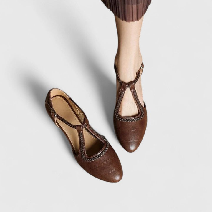 Delphine | Elegantit Litteät Sandalit