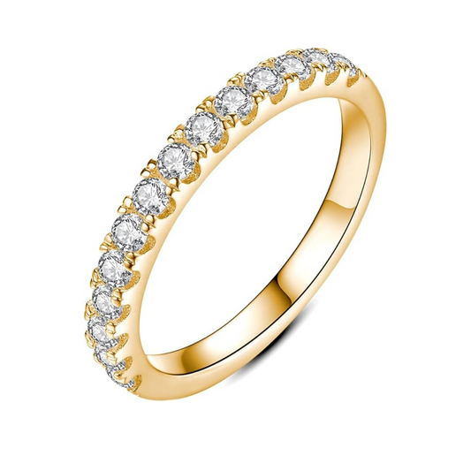 Zariahlene | Timanttipainike sormus 18k kultaa