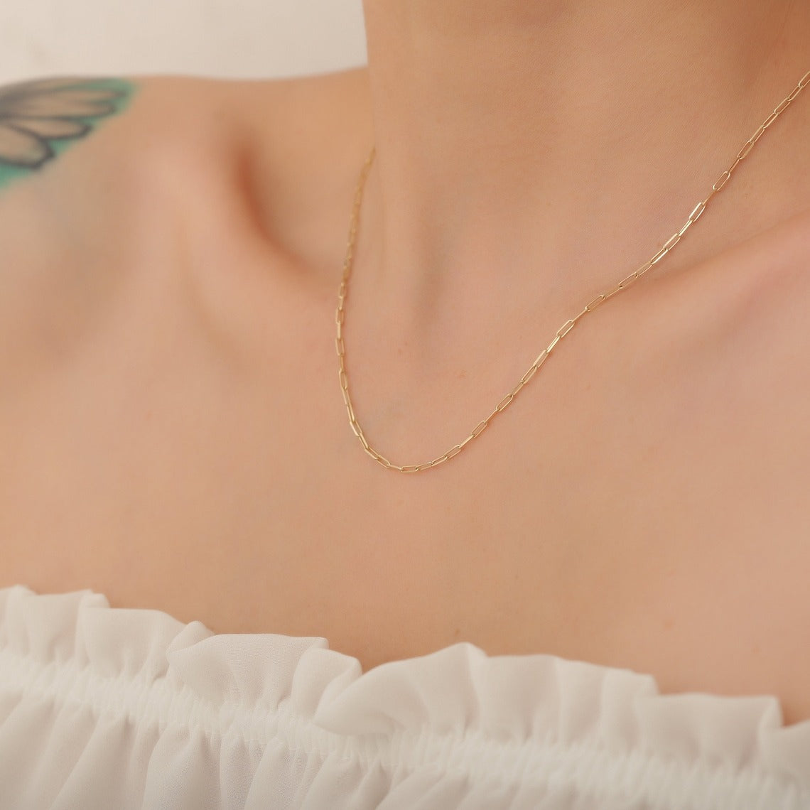 Tiaralynn | Pieni Paperikaulakoru 18K Kulta